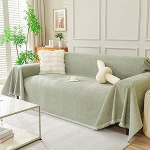 DREAMINGO diivanikatted pestav paks t&scaron;eniil Diivanikate 3 padjadele Diivan Diivan mitmeotstarbeline diivanikate Tekk kaasaegne lemmikloomade m&ouml;&ouml;bli kaitsja sektsiooniline diivan Slipcover 71x150 tolli Salvei roheline