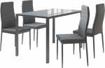 Vicco Grand s&ouml;&ouml;gilauakomplekt, hall, 120 x 75 cm, 4 tk, komplektis