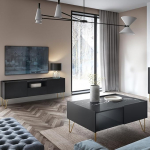 Elutoa m&ouml;&ouml;blikomplekt Grafiit 2-osaline madal laud kohvilaud