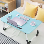 Reguleeritav s&uuml;learvuti voodilaud Lap Standing Desk for Bed and Sofa Breakfast Bed Tray Laptop Lap Desk Folding Breakfast Serving Coffee Tray Notebook Stand Reading Holder for Couch Floor Kids (60 x 40 cm)