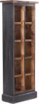 DESIGN DELIGHTS CD- ja raamaturiiul Nature, 94 x 36 x 17 cm, naturaalne must, puidust riiulid