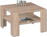 Stella Trading kohvilaud Sonoma Tamme v&auml;limusega, ruumi s&auml;&auml;stev diivanilaud koos riiuliga elutuppa, 70 x 44 x 70 cm (B x K x S)
