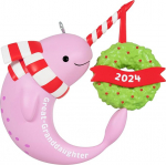 Hallmark Keepsake 2024 Great Granddaughter Narwhal 2024 j&otilde;ulukaunistus Perekondlikud kingitused