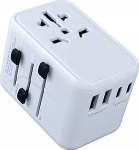 EnergyPro Universal Travel Adapter 65 W, rahvusvaheline reisipistik 5 USB (3 USB C) laadimispordiga, &uuml;lemaailmne toiteadapter USA-st USA-sse ja Euroopasse, Suurbritanniasse ja Iirimaale (t&uuml;&uuml;p C/G/A/I)