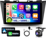 4G 128G VECHTEL 9-tolline Bluetooth autoraadio Suzuki Swift 2011-2017/Ertiga 2012-2017 Carplay Android auto, Android 15, DSP EQ, WiFi GPS, Mirror Link, RDS/FM raadio 2 DIN koos AHD tagurduskaameraga