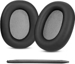 TaiZiChangQin WH-1000XM6 asendusk&otilde;rvapadjad, mis &uuml;hilduvad Sony WH-1000XM6 juhtmevaba m&uuml;ravastase k&otilde;rvapadjadega, pehmem valgunahk, k&otilde;rge tihedusega vaht, must