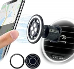 Handyhalterung Auto L&uuml;ftung, Magnet Handyhalterung Auto Magnetische f&uuml;r iPhone 17 16 16 15 14 14 13 12 Serie, f&uuml;r Galaxy S25 S24 S23, 360 Drehbar, Extra Starker Magnet