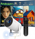 Mini projektor 4K toetab Android 11, Smart Projector Electric Focus 5G WiFi 6 BT 5.0, Mini Portable Projector Full HD 1080P toetab 260ANSI automaatset horisontaalset trapetsikorrektsiooni