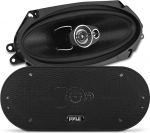 Pyle PL410BK 3-Way universaalsed autok&otilde;larid - 300 W 4 x 10-tolline kolmeteljeline, professionaalne heli, uksele/k&uuml;ljele &uuml;hilduv, (paar)