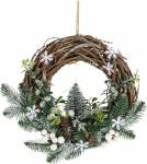 J&otilde;ulup&auml;rg uksep&auml;rg Paju p&auml;rg m&auml;nnik&auml;bidega 30 cm