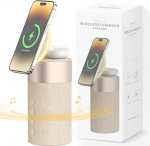 COLSUR Bluetooth-k&otilde;lar, Mag-Safe juhtmevaba laadija, &ouml;ise valgusega Bluetooth-k&otilde;lar, 3-in-1 magnetiline juhtmevaba laadija iPhone 16/15/14/13/12-seeria, AirPods Pro/4/3/2 jaoks
