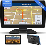 Navigatsiooniseadmed autole, 7-tolline, veoauto navigatsiooniseade GPS reaalajas liiklusteabega, HD-ekraaniga ja h&auml;&auml;ljuhtimisega, Euroopa kaardid, sobib autodele, matkaautodele ja veoautodele (7-tolline)