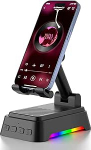 Bluetooth-k&otilde;lar koos valgusega, kokkupandav mobiiltelefoni hoidja nutitelefonidele ja tahvelarvutitele, 4-in-1 kaasaskantav MP3-m&auml;ngija, mobiiltelefoni statiiv koos timmitava &ouml;ise valgusega, kingitused meestele, naistele, teismelistele, t&uuml;drukutele