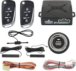 EASYGUARD EC003N-V-1 PKE Passiivne v&otilde;tmeta sisenemise auto sissemurdja alarmi turvalisus Push Start nuppu kaugjuhtimispult Starter DC 12V