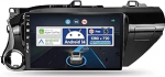 Android 14 autoraadio Toyota Hilux (2015-2020) - Traadita CarPlay Android auto - tagurduskaamera - 2G + 32G - IPS 10.1 tolli 2 DIN - DAB roolijuhtimine Dual Band WiFi DSP Bluetooth 2