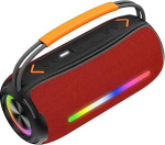 aowoka Kaasaskantav Bluetooth-k&otilde;lar k&auml;epidemega, 40 W v&otilde;imas muusikakast kahe bassik&otilde;lariga, BT5.4/IPX7 veekindel/30H aku, TWS sidumine/AUX/TF, k&otilde;lar peole/v&auml;ljakule/reisile (punane)