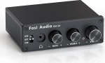 Fosi Audio Q4 k&otilde;rvaklappide v&otilde;imendi, 192KHz USB DAC k&otilde;rvaklappide v&otilde;imendi, USB/Optiline/Koaksiaalne sisend 3,5 mm AUX/RCA/v&auml;ljund, Gaming DAC AMP PS5/PC/MAC/Aktiivsed k&otilde;larid