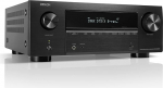 Denon AVC-X3800H 9.4-kanaliline AV-vastuv&otilde;tja, Auro-3D, Dolby Atmos, DTS:X, 6 HDMI sisendit ja 3 v&auml;ljundit, 8K Ultra HD, HEOS sisseehitatud, WiFi, Bluetooth, AirPlay 2, Alexa &uuml;hilduv - mustanahaline