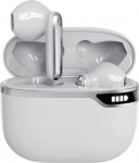 Juhtmevabad k&otilde;rvaklapid, Bluetooth 5.2 juhtmevabad k&otilde;rvaklapid koos laadimiskohvriga, 24 tundi &uuml;hilduvad iPhone Androidiga sportimiseks, valge