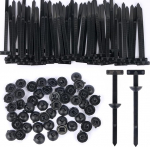 LALASTYLE Universal-Kabelbinderschnalle, robust, selbstsichernd, Nylon-Kabelbinderhalter f&uuml;r Autoreparatur, Zuhause und den t&auml;glichen Gebrauch, Mehrzweck-Kabelbinder-Werkzeug, 50 St&uuml;ck