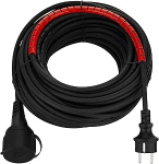 REV H05RR-F Pikenduskaabel koos kaabli kaitsega Veekindel 25 m 3680 W Must