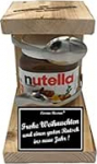 Nutella j&otilde;ulukingitus - Raua reservlusikas Nutella - naljakas kinkekomplekt Nutella armastajatele - Tekst: Frohe Weihnachten und einen guten Rutsch...