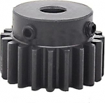 Mootori hammasratas, hammasratas, mooduli hammasratas, 1 tk mustendatud spiraalratas 1.5 moodul 20T 22T 24 hammastega spiraalratas 1.5 M 20 hammastega hammasratas 6 mm 10 mm 14 mm 20 mm puur 15 mm laius spiraalratas koonus (12 mm puur, 20 hammastega).