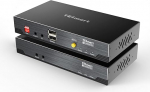 TESmart HDMI 4K@30Hz KVM Extender HKE10SS-E25, kuni 100m kaabel, Full HD 4K30 (TX+RX) Extender, EDID, kadudeta &uuml;lekanne, kahesuunaline heli&uuml;lekanne, IR