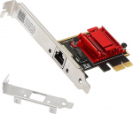 CERRXIAN 2.5G PCIE v&otilde;rguadapter Gigabit Ethernet kaart RTL8125B kiibiga, mis toetab PXE, sobib host serveritele ja personaalarvutitele