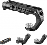 SIRUI 2 in 1 &uuml;lemine k&auml;epide ARRI v&otilde;i NATO monteeringu jaoks, t&auml;ielik alumiiniumist kaamerak&auml;epide k&uuml;lmakingaga koos ohutusn&otilde;elaga, mitu augustatud auku, AM-MTHA