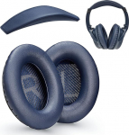 AHG asendusk&otilde;rvapadjad QC35 / QC35 ii ja peapadi QC35 / QC35 ii. &Uuml;hildub Bose QuietComfort 35 / QuietComfort 35 ii k&otilde;rvaklappidega (tumesinine) Premium Protein Leather | Dauerhaf