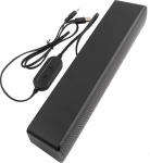 Traadiga stereoheli USB, 3D Surround Sound System 3,5 mm sisendiga, laia &uuml;hilduvusega, helitugevuse reguleerimine, klassikaline must disain muusikam&auml;ngijale