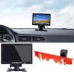 7-tollise LCD-monitoriga, auto kolmas katusealune pidurilampide kaamera pidurivalgusti tagantj&auml;rele tagurduskaamera Renault Kangoo II 2007-2021 / Mercedes Ben Citan Tourer W415 Micro Camper 2012-2021 jaoks