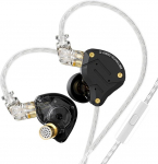 Yinyoo KZ ZS10 Pro Wired HiFi IEM k&otilde;rvaklapid 4BA + 1DD m&auml;ngimiseks koos mikrofoniga, k&otilde;rvaklapid 3,5 mm pistikupesaga eemaldatav 2 Pin OFC kaabel lauljale