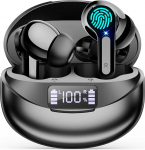 Bluetooth k&otilde;rvaklapid juhtmevabad - Bluetooth 5.3 Hi-Fi Stereo Deep Bass juhtmevabad k&otilde;rvaklapid m&uuml;ravastased CVC juhtmevabad k&otilde;rvaklapid 35 tundi m&auml;nguaega 13 mm juhi k&otilde;rvaklapid veekindlad USB C