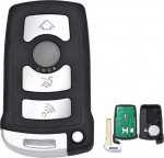 CAS1 kaugjuhtimispuldid autoelektroonika 434MHz/868MHz ID46 4 nuppu BMW 7-seeria 745i 750Li 760i E65 E66 (868MHz) jaoks.