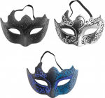 Alnicov 3 tk Veneetsia maskeerimismask Cosplay kost&uuml;&uuml;m Maskeerimismask koos elastse lindiga meestele ja naistele