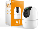 Imou A1 4MP Indoor Micro Dome Smart Camera, Super HD 2K with Auto Tracking, AI Human & Abnormal Sound Detection, 4MP, H.265, Auto Tracking Pan & Tilt, 2 Way Audio, Wide Angle Lens