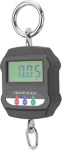 Naroote 300 Kg Digitale H&auml;ngekranwaage, Tragbare Elektronische H&auml;ngewaage mit Buntem LCD Display Speicherfunktion, Edelstahlhaken, Langlebige Konstruktion f&uuml;r den Industriellen (BLACK)