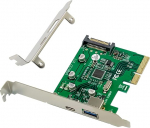 Conceptronic USB 3.2 GEN 2 PCIE kaart, 1-portiline USB, EMRICK09G