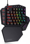Redragon K585 DITI &uuml;he k&auml;ega RGB mehaaniline m&auml;nguklaviatuur, sinine l&uuml;liti, C-t&uuml;&uuml;pi professionaalne m&auml;nguklaviatuur 7 sisseehitatud makroklahviga, eemaldatav randmetugi, 42 klahvi
