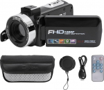 Videokaamera, HD 1080P lastekaamera, k&auml;epael, 3-tolline 270&deg; p&ouml;&ouml;rlev v&auml;rviline IPS-rotaator, 30MP, 18X zoomiga videokaamera koos kaugjuhtimispuldiga, v&auml;rinat&otilde;rje, digikaamera