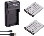 Newmowa&reg; Li-42B asendusaku (2 tk) ja kaasaskantav USB-laadija komplekt Olympus Li-42B, Li-40B ja Olympus Stylus 1040, 1050W, 1060, 1070, 1200, 7000, 7010, 7020, 7030, 7040 jaoks.