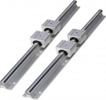 Professionelle SBR16/12/20 mm Schienenl&auml;nge 250-1500 mm Linearf&uuml;hrungen Linearwellenschienenunterst&uuml;tzung + 4 St&uuml;ck SBR16UU Linearlagerbl&ouml;cke for CNC-Teile(Sbr20uu,250mm)
