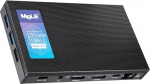 MeLE Quieter4C ventilaatorita miniarvuti 12. p&otilde;lvkonna Alder Lake N100 (kuni 3,4 GHz, 4C/4T) 8 GB LPDDR4x 128 GB Lauaarvuti Win 11 Pro 4K Triple Display Dual HDMI WiFi 5 BT5.1 Ethernet
