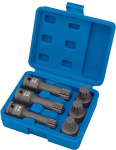 Draper 28881 L&ouml;&ouml;klaastapuur, must, 6-osaline komplekt