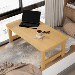 Kokkupandav kohvilaud T&auml;ispuidust Jaapani Tatami teelaud Madal kodumajapidamise p&otilde;randale istuma Bay Window Table Multifunktsionaalne t&ouml;&ouml;laud