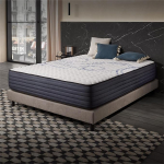 Naturalex - Perfectsleep Pocket Spring madrats 150 x 190 cm K&otilde;vadus H3/H4 - &Ouml;ko-Tex sertifitseeritud - Latex Blue 7-tsooniline madrats k&otilde;rgus 30 cm - Made in EU