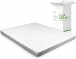 EVERGREENWEB Kahekohaline madrats diivanvoodile, 12 cm k&otilde;rge, ortopeediline veevahumadrats, h&uuml;poallergeenne ja ergonoomiline madrats valge kattega 140 x 190 cm - p&auml;evavoodi