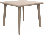 Resol New Dessa plastikust laud, 90 x 90 x 74 cm, 90 x 90 x 74 cm, liiva